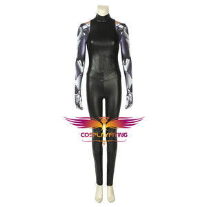2019 Movie Alita: Battle Angel Alita Battle Jumpsuit with Metal Arm Cosplay Costume Version B