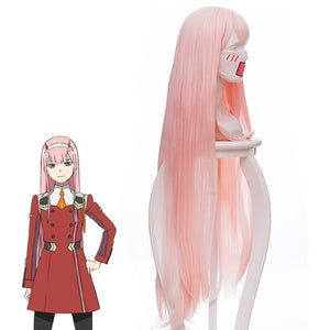 Anime Comics DARLING in the FRANXX Zero Two CODE：002 Cosplay Wig Cosplay for Adult Women Halloween Carnival
