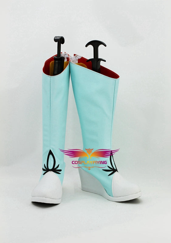 Anime RWBY White Trailer Weiss Schnee Cosplay Shoes Boots Custom Made for Adult Men and Women Halloween Carnival