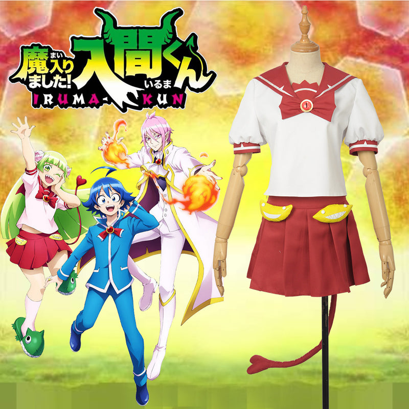 COWOWO Anime! Mairimashita! Iruma-kun temporada 3 clara valac doce adorável  uniforme cosplay traje de festa de halloween roupa feminina - AliExpress