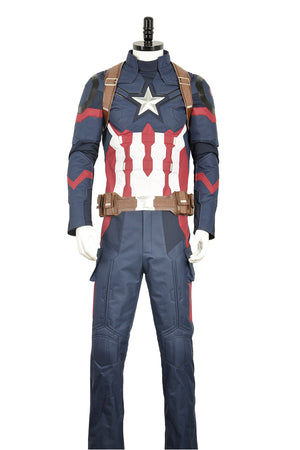 Captain America 2: Winter Soldier Avengers Steve Rogers Cosplay Costume for Halloween Carnival