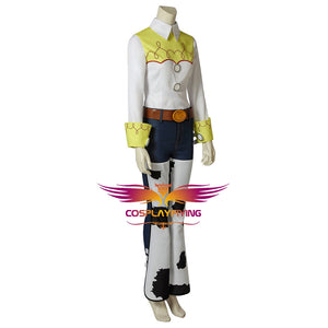 Disney Anime Movie Toy Story Jessie Cosplay Costume Full Set with Hat for Halloween Carnival