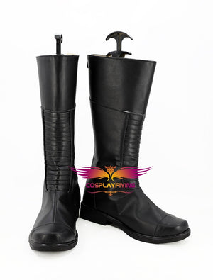 Fantastic Four Inhumans Black Bolt Blackagar Boltagon Cosplay Shoes Boots Custom Made for Adult Men and Women