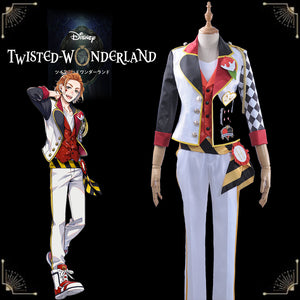 Game Twisted-Wonderland Alice in Wonderland Cater Diamond Cosplay Costume Male Uniform Outfit