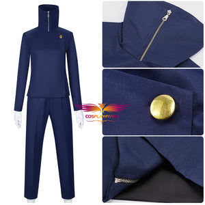 Jujutsu Kaisen Inumaki Toge Navy Blue Outfits Cosplay Costume for Halloween Carnival Party