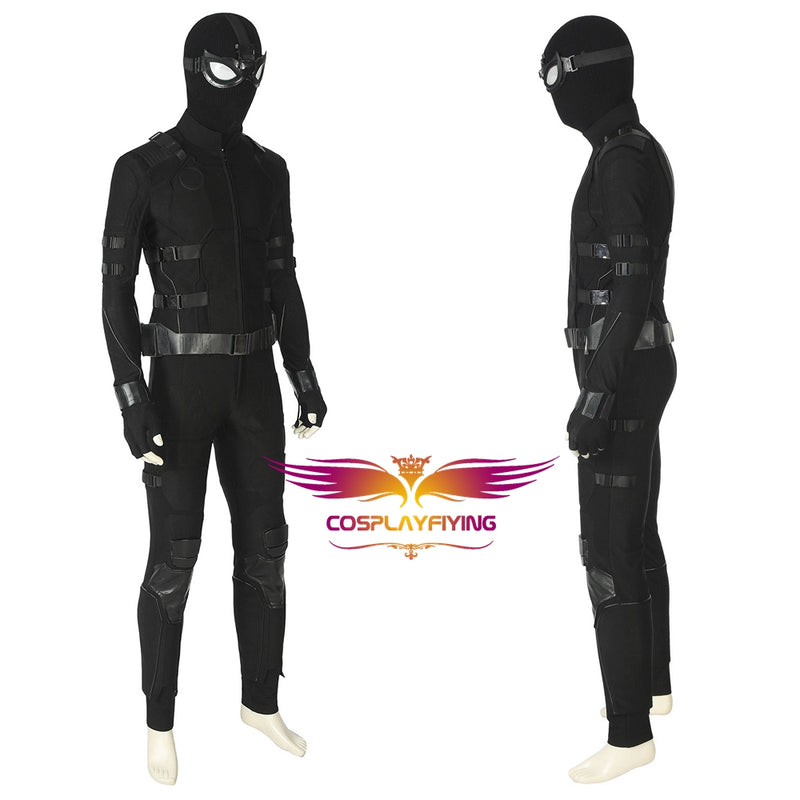 Customize Man Far From Home Noir Stealth Suit Cosplay Costume Halloween  Outfit