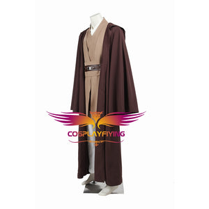 Star Wars Mace Windu Jedi Knight Battle Robe Cosplay Costume Full Set for Halloween Carnival