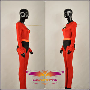 The Incredibles 2 Jumpsuit Red Bodysuit Elastigirl Helen Mr. Incredible Cosplay Costume Adult