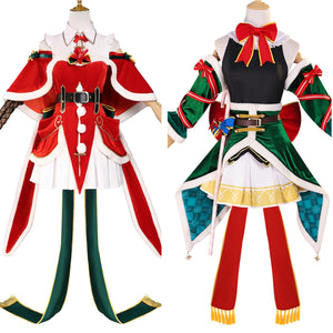 2 Kinds Anime Re:Zero Rem Ram Emilia Cosplay Costume Christmas Dress