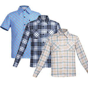 3 Kinds Women Men ST4 Cosplay Costume Plaid Printed Shirt Daily Outfit