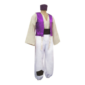 Aladdin's Magic Lamp Cosplay Costume Men Arab Prince Clothing Uniform Fairy Tale Dress Up