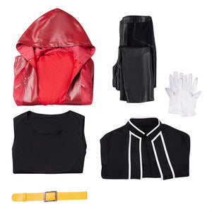 Anime Fullmetal Alchemist Edward Elric Cosplay Costume Red Windbreaker Halloween Set