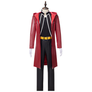 Anime Fullmetal Alchemist Edward Elric Cosplay Costume Red Windbreaker Halloween Set