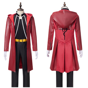 Anime Fullmetal Alchemist Edward Elric Cosplay Costume Red Windbreaker Halloween Set