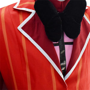 Anime Hazbin Hotel Alastor Cosplay Costume Suit Dress Halloween Carnival Outfit for Men Women