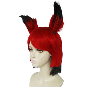 Anime Hazbin Hotel Cosplay Wig Vaggie Cherri Bomb Charlie Momningstar Angel Dust Lute Alastor