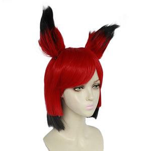 Anime Hazbin Hotel Cosplay Wig Vaggie Cherri Bomb Charlie Momningstar Angel Dust Lute Alastor