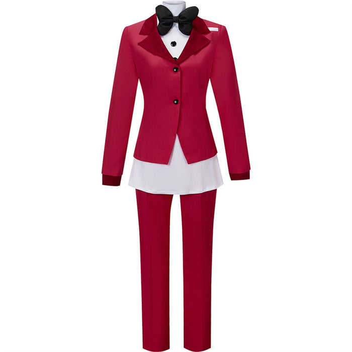 Anime Hazbin Hotel Charlie Cosplay Costume Suit Tops Shirt Pants Halloween Carnival Outfit