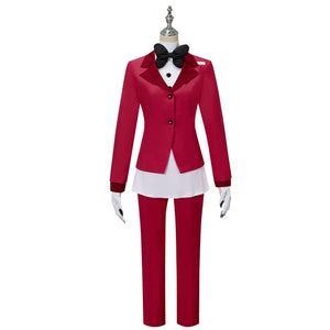 Anime Hazbin Hotel Charlie Cosplay Costume Suit Tops Shirt Pants Halloween Carnival Outfit