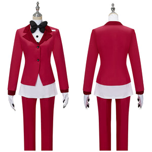 Anime Hazbin Hotel Charlie Cosplay Costume Suit Tops Shirt Pants Halloween Carnival Outfit