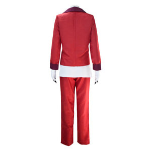 Anime Hazbin Hotel Charlie Cosplay Costume Red Halloween Party Uniform With Gloves