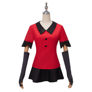 Anime Hazbin Hotel Vaggie Cosplay Costume Suit Shirt Skirt Halloween Outfit Uniform