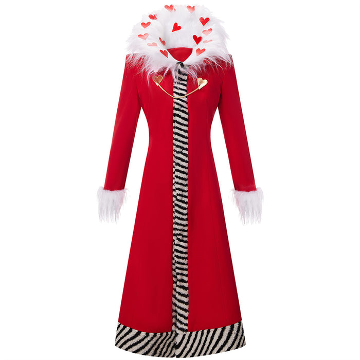 Anime Hazbin Hotel Valentino Cosplay Costume Suit Dress Jacket Coat Halloween Outfit