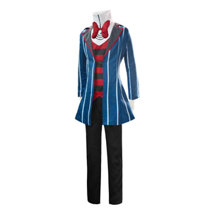 Anime Hazbin Hotel Vox Cosplay Costume Suit Jacket Coat Sweatshirt Pants Halloween Carnival Outfit
