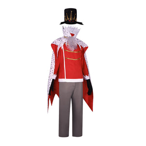 Anime Helluva Boss Stolas Cosplay Costume Jacket Coat Pants Cloak Hat Halloween Carnival Outfit
