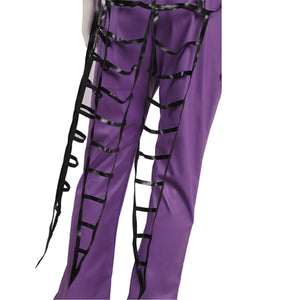 Anime JoJo's Bizarre Adventure Diavolo Cosplay Costume Hollow Top Halloween Carnival Clothing