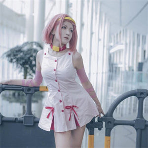 Anime JoJo's Bizarre Adventure Sugimoto Reimi Cosplay Costume Pink Uniform Set