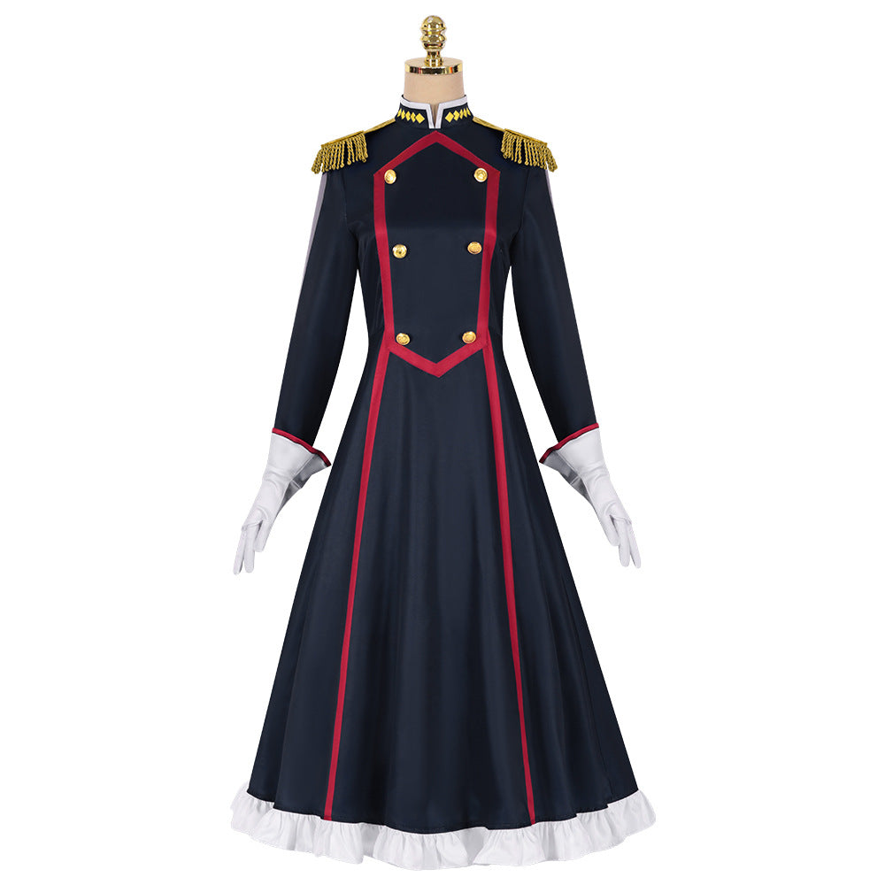 Anime Mato Seihei no Slave Uzen Kyoka Cosplay Costume Black Combat Uniform  Set Suit - Cosplayflying