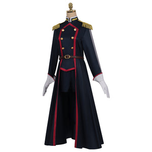 Anime Chained Soldier Mato Seihei no Slave Uzen Kyoka Cosplay Costume Black Combat Uniform Set Suit