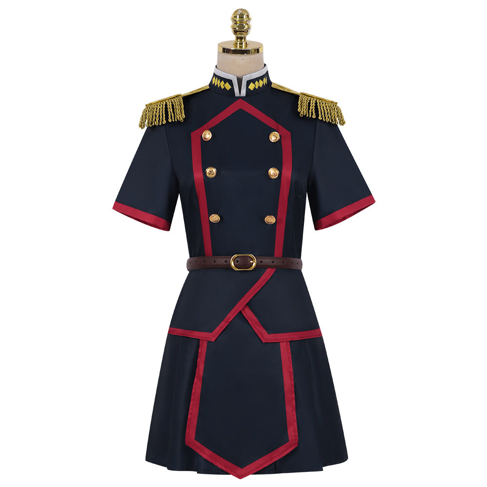 Anime Mato Seihei no Slave Uzen Kyoka Cosplay Costume Black Combat Uniform  Set Suit - Cosplayflying