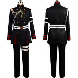 Anime Seraph of the end Guren Ichinose Military Cosplay Costumes Captain's Combat Uniform