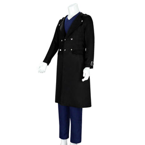 Anime Shigaraki Tomura Cosplay Costume Black Trench Coat Set Halloween Clothing