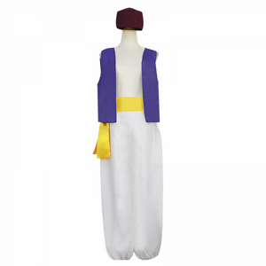 One Thousand and One Nights Aladdin's Lamp Prince Cosplay Costume Arab Halloween Set