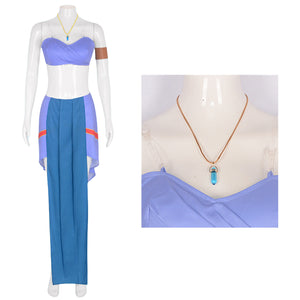 Atlantis：The Lost Empire Princess Kida Cosplay Costume Purple Princess Full Set