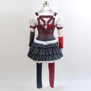 DC Comics Batman Arkham Knight Harley Quinn Suicide Squad Adult Women Cosplay Costume for Halloween Carnival