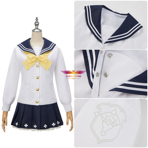 Blue Archive Ajitani Hifumi Cosplay Costume School Girls Suit Dress Uniform Halloween Outfit