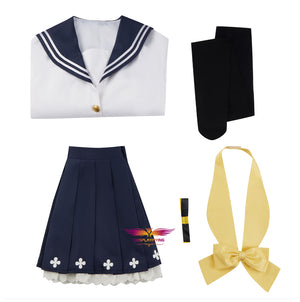 Blue Archive Ajitani Hifumi Cosplay Costume School Girls Suit Dress Uniform Halloween Outfit