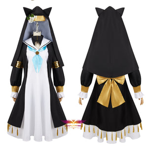 Blue Archive Iochi Mari Cosplay Costume Suit Dress Cape Halloween Outfit