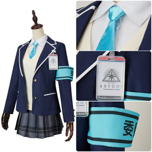 Blue Archive Okusora Ayane Cosplay Costume Japanese Youth Campus Uniforms