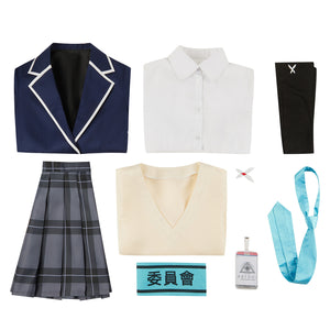 Blue Archive Okusora Ayane Cosplay Costume Japanese Youth Campus Uniforms