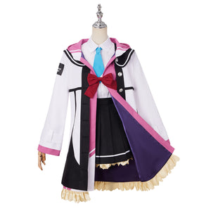 Game Blue Archive Saiba Momoi Cosplay Costume Jacket Coat Shirt Skirt Halloween Carnival Outfit