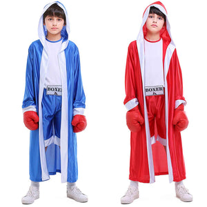 Boxer Cosplay Costume Children Sportswear Party  Stage Performance Clothing