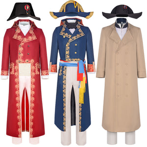 Movie Napoleon Cosplay Costume Medieval Renaissance Palace Retro Uniform