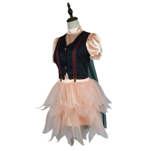 IF Blossom Cosplay Costume Cute Princess Dress with Tentacle Accessories Halloween Clothing