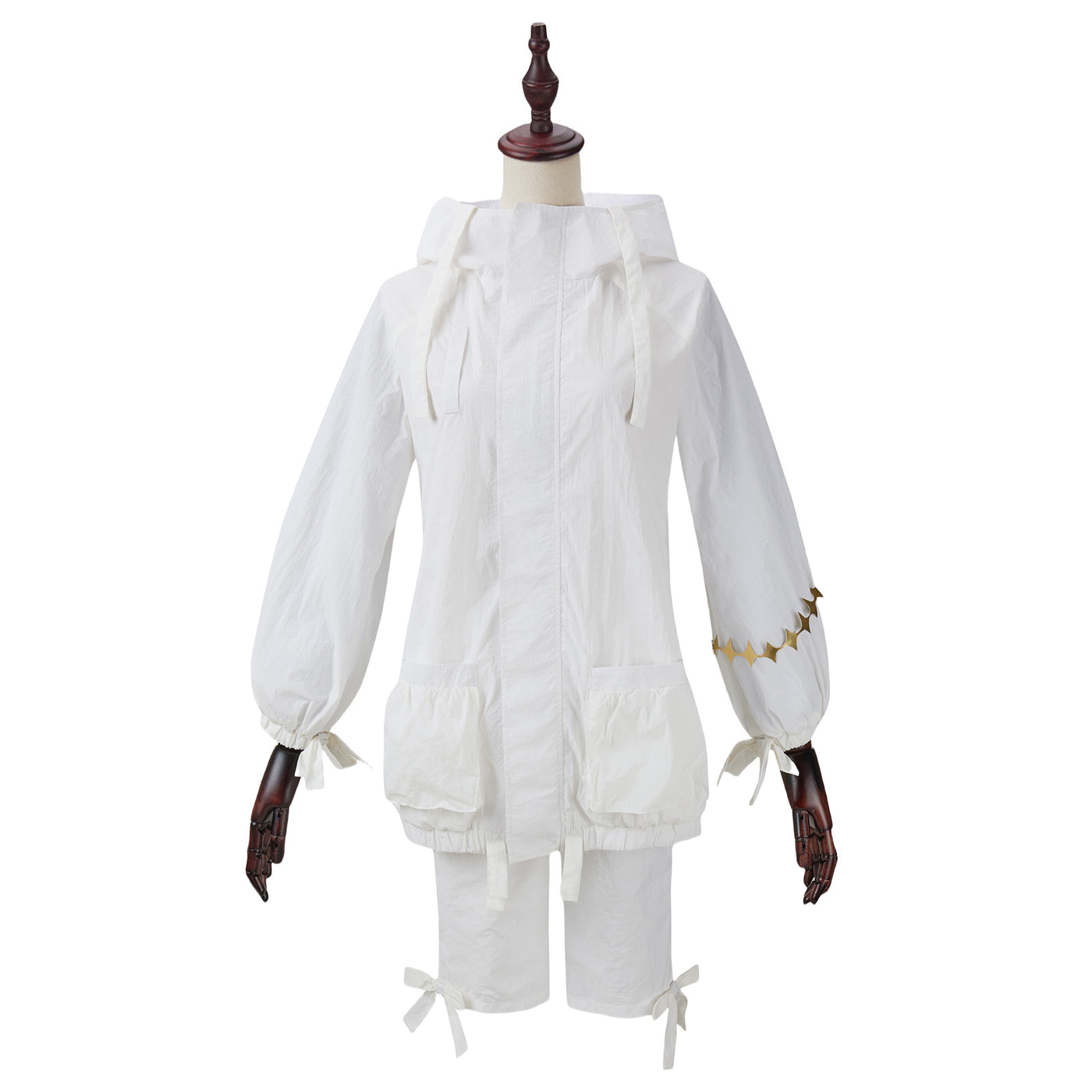 FGO Oberon Cosplay Costume White Swimwear Summer Sun Protection Suit ...