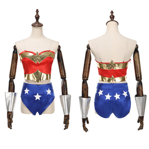 Female Anime Diana Prince Cosplay Costume Corset Shorts Sexy Outfits